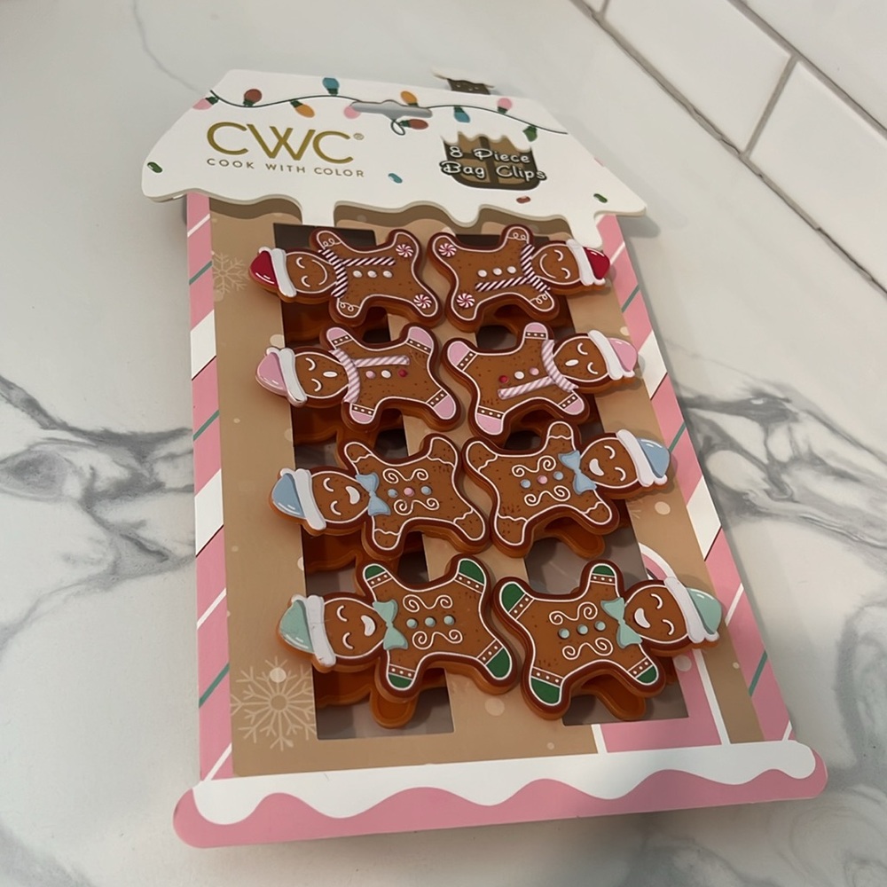 🫚🎄Cute. Gingerbread.Bag Clips. - Picture 3 of 12